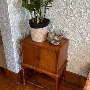 Exceptional Statement Piece! Antique Wooden Copper-Lined Humidor